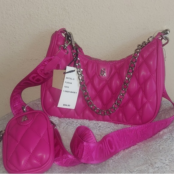 Steve Madden Handbags - NWT Steve Madden Women's Crossbody In Fushia